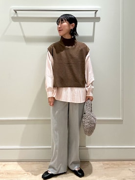 kanazashiさん（レディース・159cm）の秋コーディネート