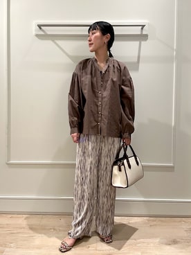 「MICO COULIER（ミコクリエ）のアイテム」を使った、kanazashiさん（レディース・159cm）の春コーディネート