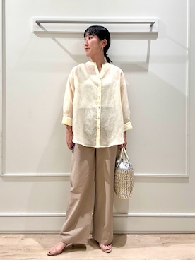 「MICO COULIER（ミコクリエ）のアイテム」を使った、kanazashiさん（レディース・159cm）の春コーディネート