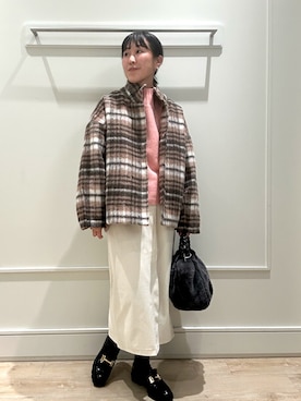 「アイテム（テーラードジャケット）」を使った、kanazashiさん（レディース・159cm・40代）の冬コーディネート