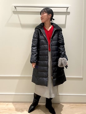 「アイテム（手袋）」を使った、kanazashiさん（レディース・159cm）の冬コーディネート