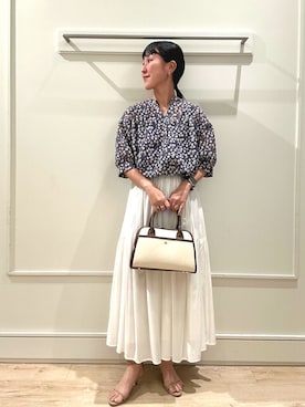 「MICO COULIER（ミコクリエ）のアイテム」を使った、kanazashiさん（レディース・159cm）の春コーディネート