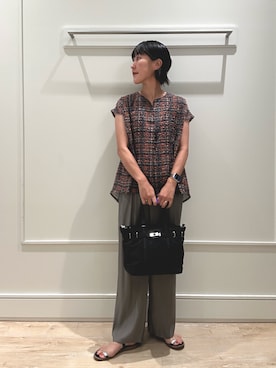 「NOLLEY'S LIGHT（ノーリーズライト）のアイテム」を使った、kanazashiさん（骨格ウェーブ・レディース・159cm）の夏コーディネート