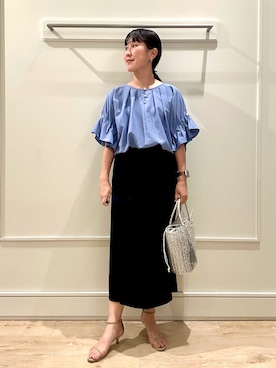 「MICO COULIER（ミコクリエ）のアイテム」を使った、kanazashiさん（レディース・159cm）の春コーディネート