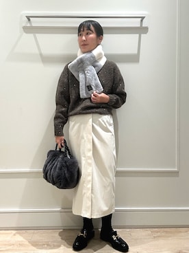 「アイテム（その他シューズ）」を使った、kanazashiさん（レディース・159cm・40代）の冬コーディネート