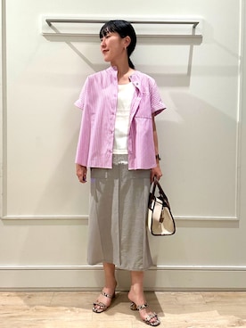 kanazashiさん（レディース・159cm）の夏コーディネート