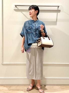kanazashiさん（レディース・159cm）の夏コーディネート