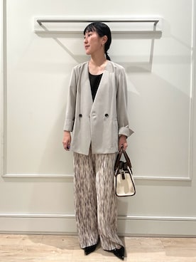 「MICO COULIER（ミコクリエ）のアイテム」を使った、kanazashiさん（レディース・159cm）の春コーディネート