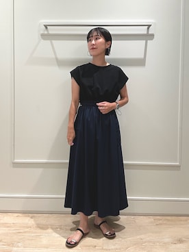 「アイテム（ワンピース）」を使った、kanazashiさん（レディース・159cm・40代）の夏コーディネート