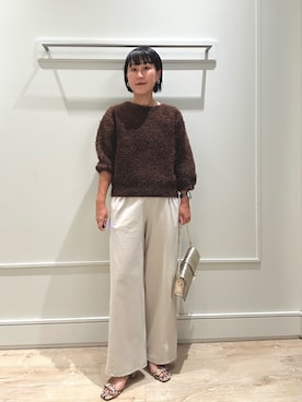 kanazashiさん（骨格ウェーブ・レディース・159cm・40代）の秋コーディネート