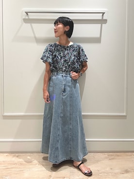 kanazashiさん(レディース・159cm)の夏コーディネート