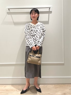 「アイテム（ニット/セーター）」を使った、kanazashiさん（レディース・159cm・40代）の秋コーディネート