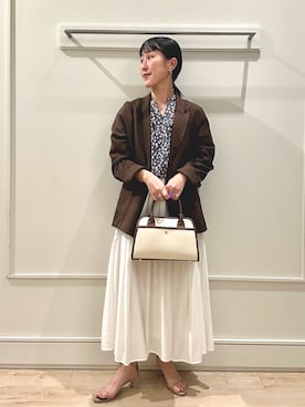 「MICO COULIER（ミコクリエ）のアイテム」を使った、kanazashiさん（レディース・159cm）の春コーディネート