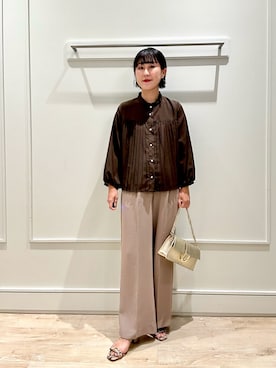 kanazashiさん（骨格ウェーブ・レディース・159cm・40代）の秋コーディネート