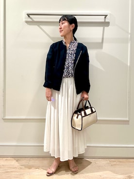 「MICO COULIER（ミコクリエ）のアイテム」を使った、kanazashiさん（レディース・159cm）の春コーディネート