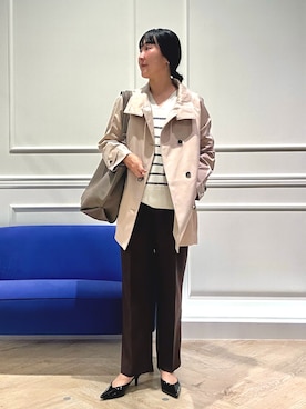 「MICO COULIER（ミコクリエ）のアイテム」を使った、kanazashiさん（レディース・159cm）の秋コーディネート
