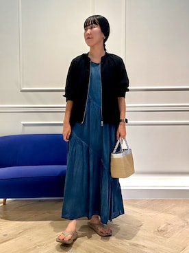 kanazashiさん（レディース・159cm）の夏コーディネート