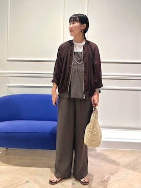 kanazashiさん（レディース・159cm）の夏コーディネート