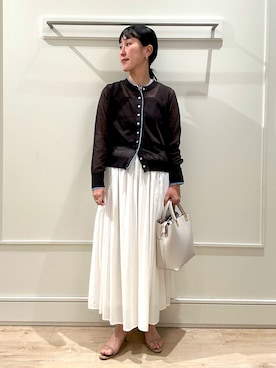 「MICO COULIER（ミコクリエ）のアイテム」を使った、kanazashiさん（レディース・159cm）の春コーディネート