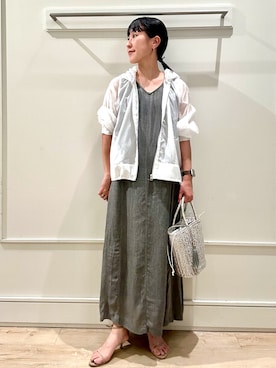 「MICO COULIER（ミコクリエ）のアイテム」を使った、kanazashiさん（レディース・159cm）の春コーディネート