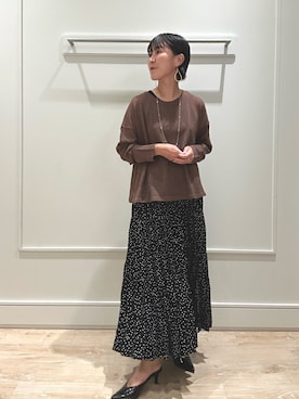 「アイテム（トップス）」を使った、kanazashiさん（レディース・159cm・40代）の秋コーディネート