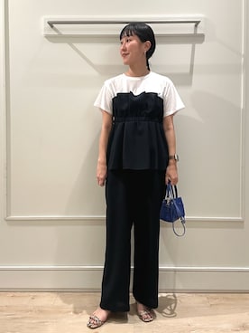 「MICO COULIER（ミコクリエ）のアイテム」を使った、kanazashiさん（レディース・159cm）の春コーディネート