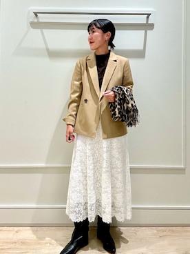 「アイテム（テーラードジャケット）」を使った、kanazashiさん（レディース・159cm・40代）の秋コーディネート