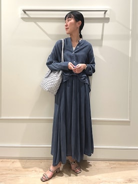 「MICO COULIER（ミコクリエ）のアイテム」を使った、kanazashiさん（レディース・159cm）の春コーディネート