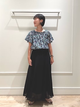 「骨格ウェーブ」｜kanazashiさん（レディース・159cm・40代）の夏コーディネート