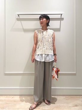 kanazashiさん（レディース・159cm）の夏コーディネート