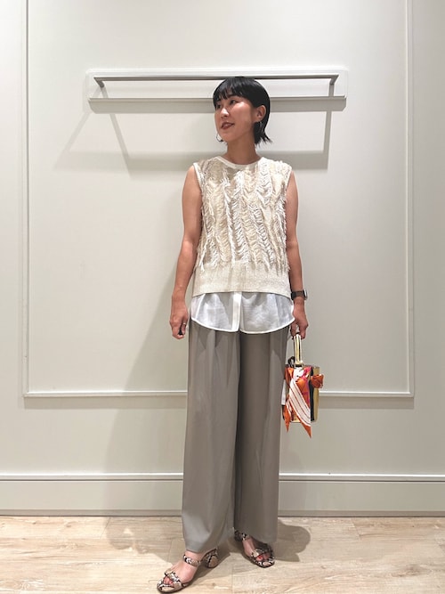 トップス mico MICO COULIERのトップスを使ったコーディネート(ZOZOTOWN Yahoo