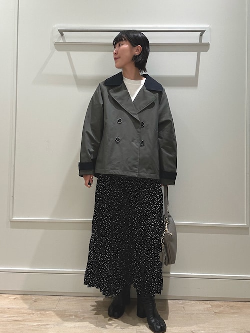 ノーリーズ　上品ショートコート テーラードタイプ ショートコート/WEB限定サイズあり(ピーコート