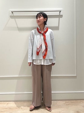 「アイテム（ファッション雑貨）」を使った、kanazashiさん（レディース・159cm・40代）の秋コーディネート