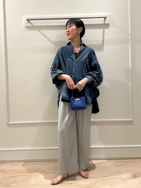 「NOLLEY’S（ノーリーズ）のアイテム」を使った、kanazashiさん（レディース・159cm）の春コーディネート