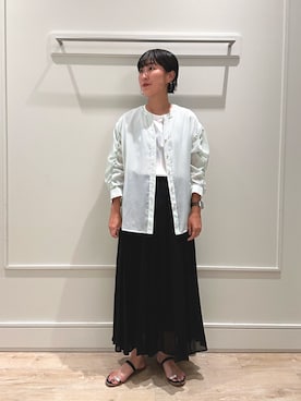 「アイテム（スカート）」を使った、kanazashiさん（レディース・159cm・40代）の夏コーディネート