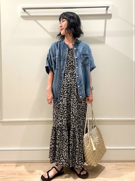 kanazashiさん（レディース・159cm）の夏コーディネート