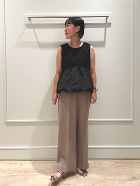 「アイテム（パンツ）」を使った、kanazashiさん（レディース・159cm・40代）の夏コーディネート