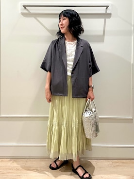 kanazashiさん(レディース・159cm)の夏コーディネート