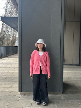 「AZUL（アズール）のアイテム」を使った、mogiさん（レディース・159cm）の春コーディネート