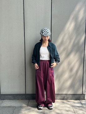 「アイテム（パンツ）」を使った、mogiさん（レディース・159cm）の秋コーディネート