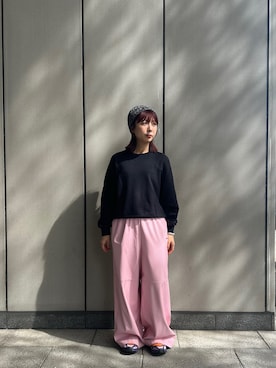 「アイテム（ヘアバンド）」を使った、mogiさん（レディース・159cm）の秋コーディネート