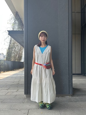 「Chapeau d' O（シャポードオー）のアイテム」を使った、mogiさん（レディース・159cm）の夏コーディネート