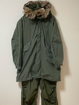 「古着好きな人と繋がりたい」｜「アイテム（モッズコート）」を使った、Coingさん（メンズ・167cm）の春コーディネート