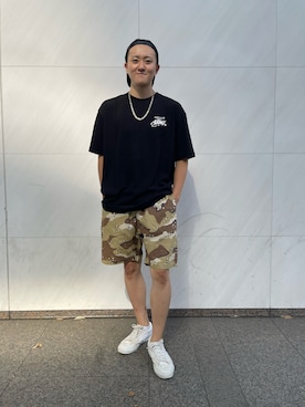 「ショーツスタイル」｜庄子　恵さん（メンズ・179cm）の夏コーディネート