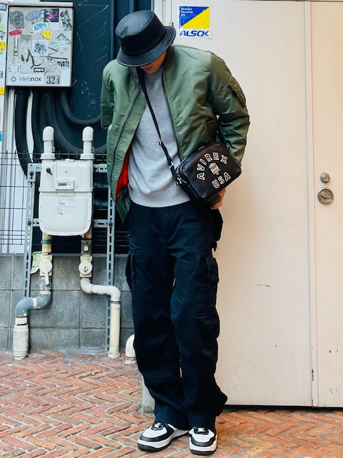 SYNTHETIC LEATHER BUCKET HAT / 合成皮革 バケットハット / AVIREX / アヴィレックス