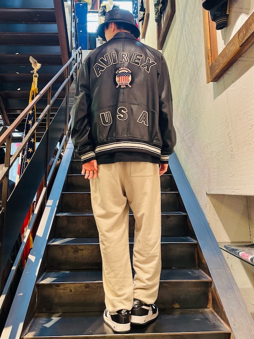 LIGHT SIGNATURE VARSITY JACKET / ライト シグネチャー バーシティ ジャケット / AVIREX / アヴィレックス