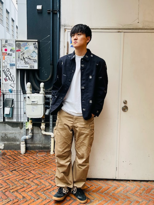 AVIREX 新宿店庄子 恵さんのカバーオールを使ったコーディネート