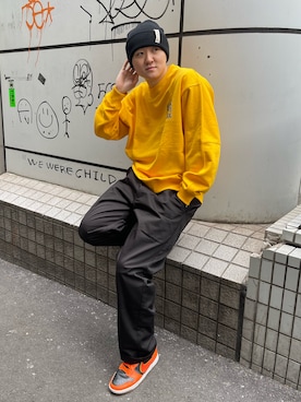 庄子　恵さん（メンズ・179cm）の冬コーディネート