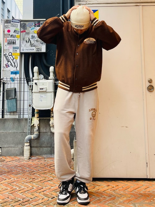 WOOL MOSSA VARSITY JACKET / ウールモッサ バーシティ ジャケット / AVIREX / アヴィレックス