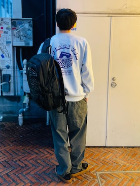 「AVIREX新宿」｜庄子　恵さん（メンズ・179cm）の春コーディネート